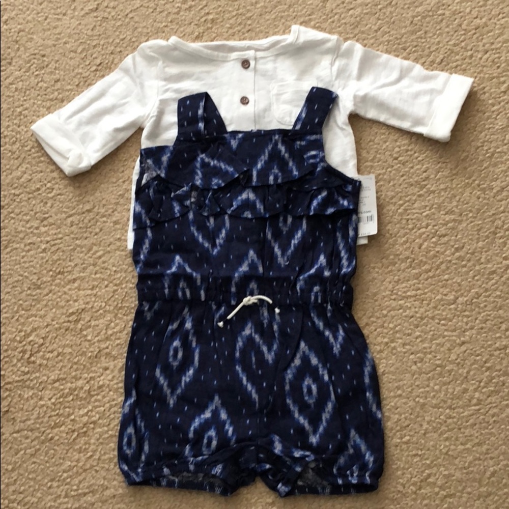 Carter’s infant girl two piece outfit